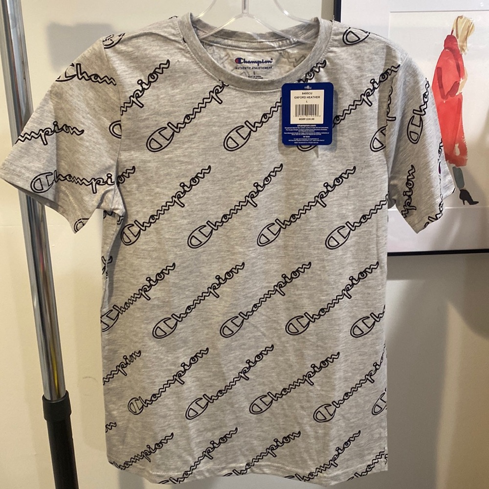 NWT kids Champion tee shirt size Large
